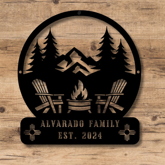 New Mexico Adirondack Chairs Sign