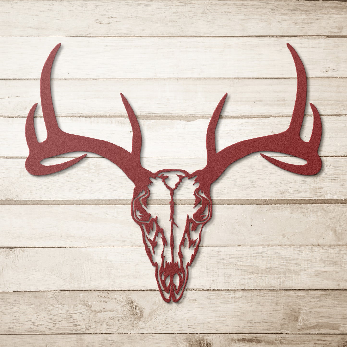 Southwest Deer Skull Metal Art