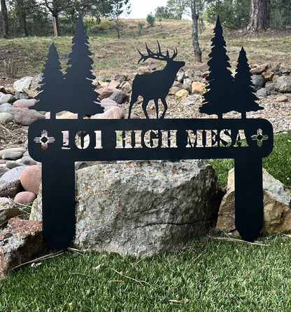 New Mexico Elk Yard Sign