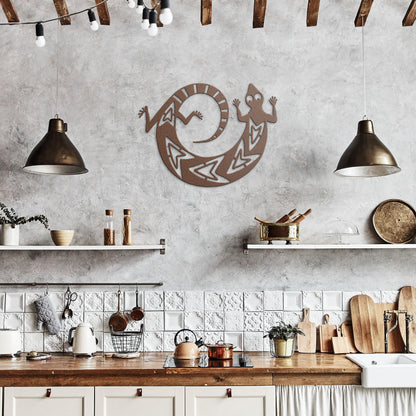 Native American Lizard Wall Art