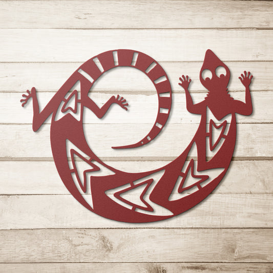 Native American Lizard Wall Art
