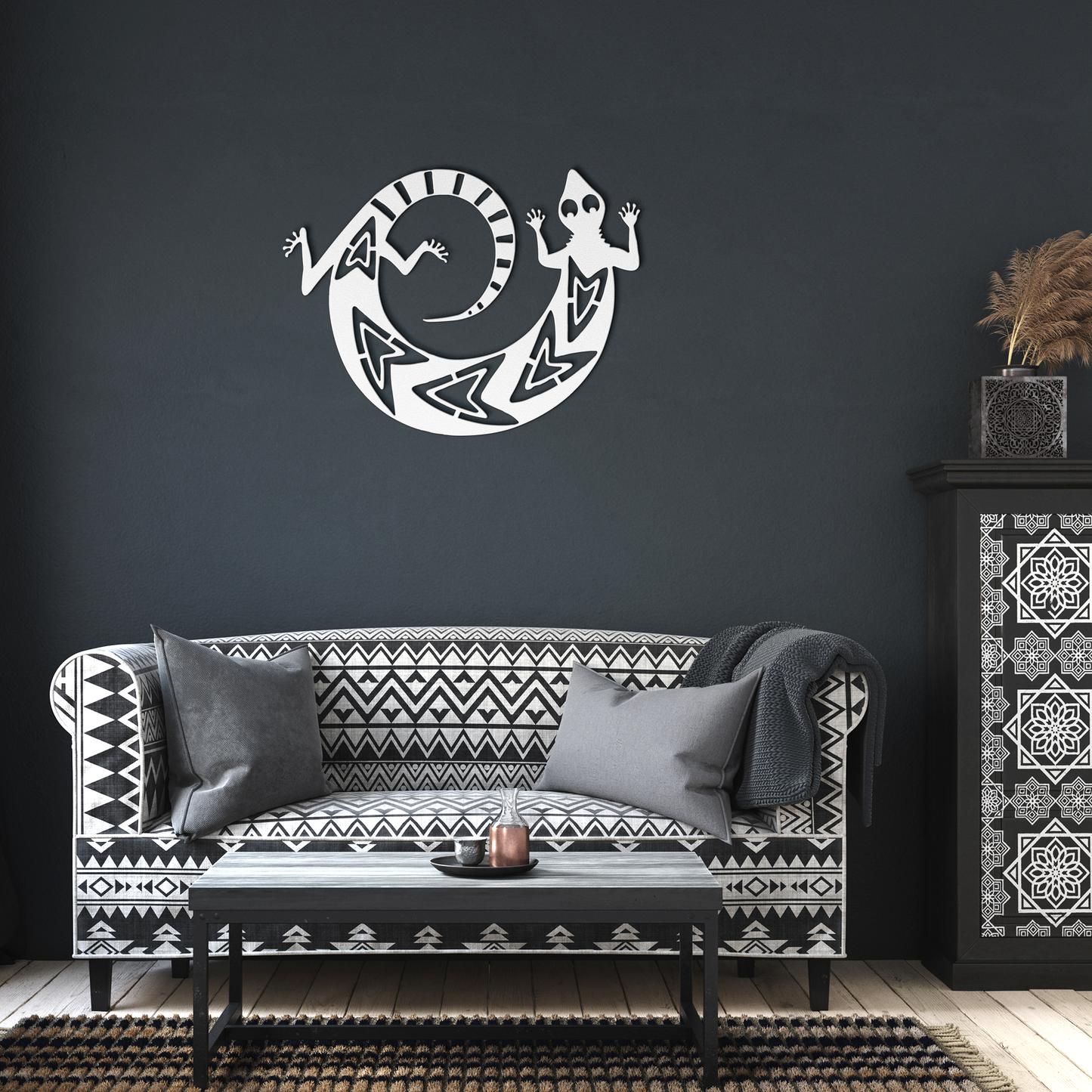 Native American Lizard Wall Art