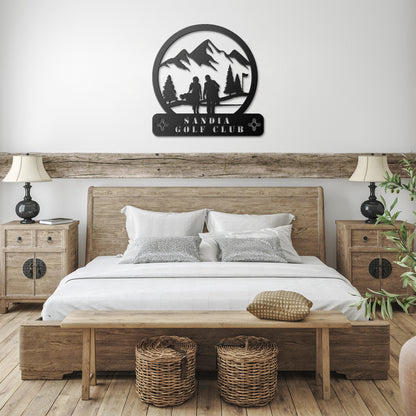 New Mexico Golf Club Metal Sign