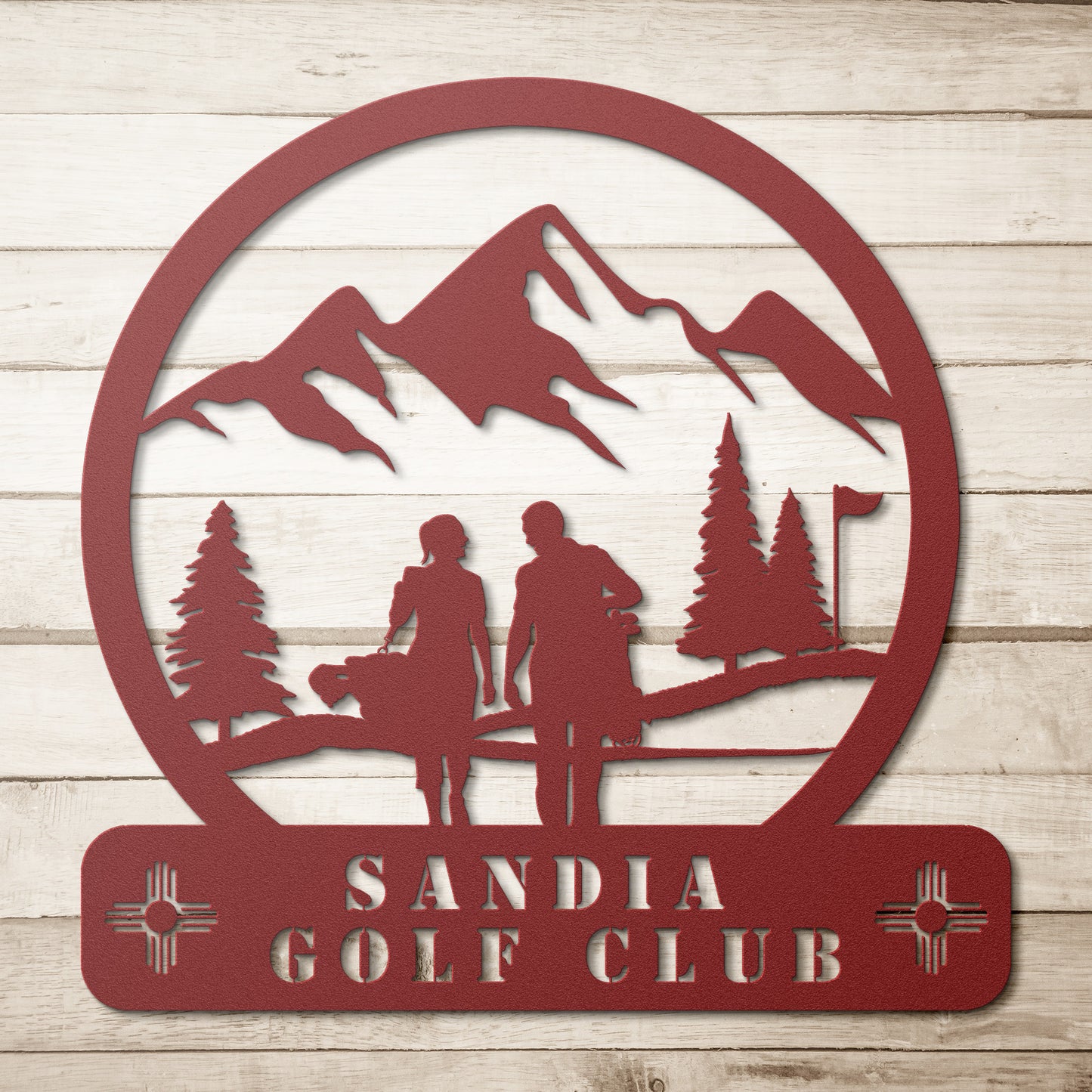 New Mexico Golf Club Metal Sign