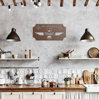 Thunderbird Design Metal Wall Sign